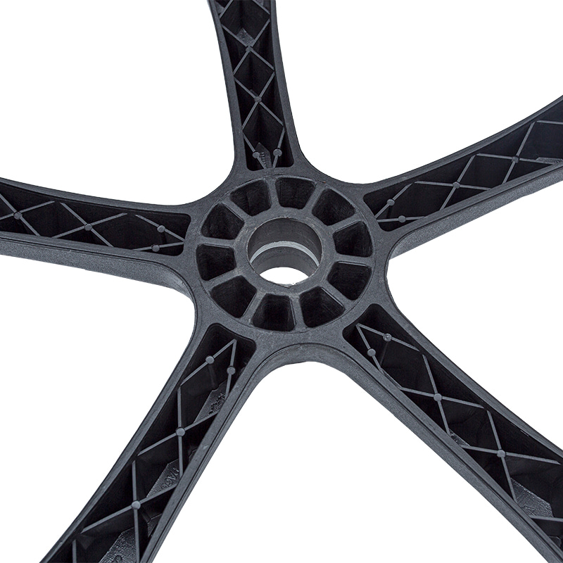 PA-H-Ledernarbenfuß, Nylon-Stuhlbein (Nylonbasis)